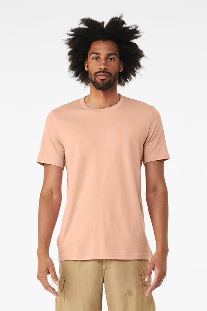 Crew Neck T-Shirt - Peach