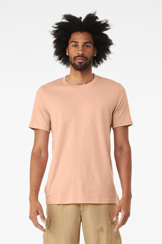 Crew Neck T-Shirt - Peach