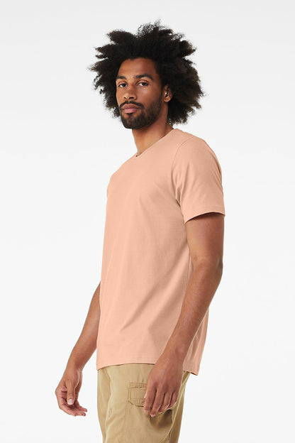 Crew Neck T-Shirt - Peach