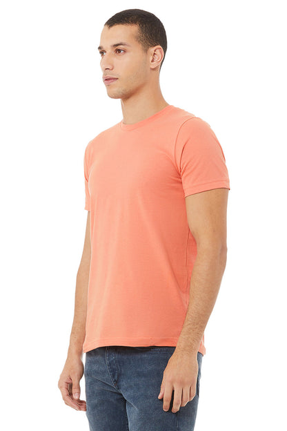 Crew Neck T-Shirt - Peach