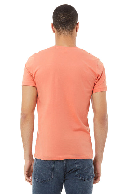 Crew Neck T-Shirt - Peach