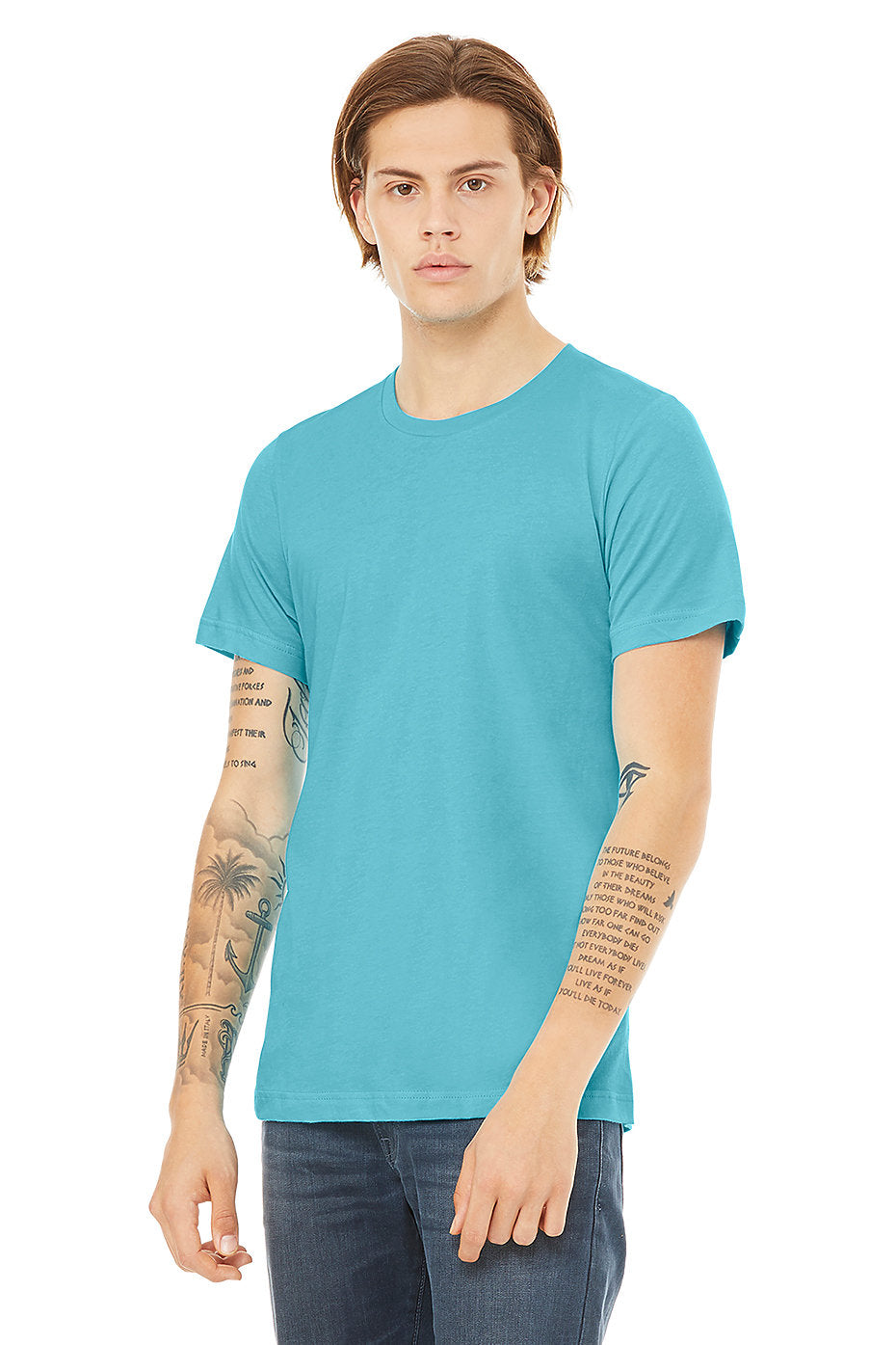 Crew Neck T-Shirt - Teal