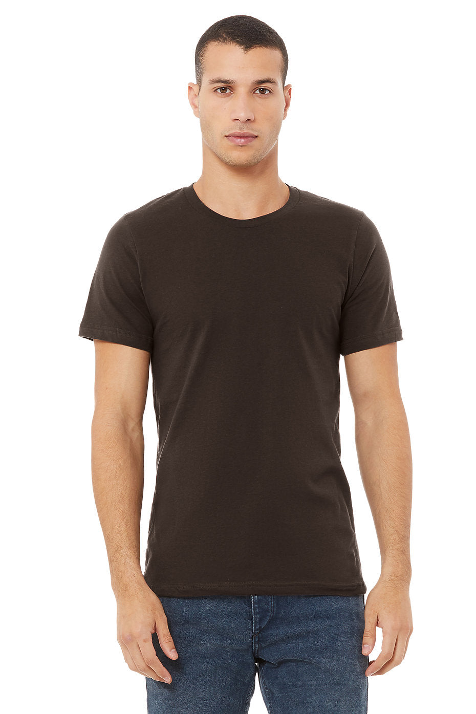 Crew Neck T-Shirt - Chocolate