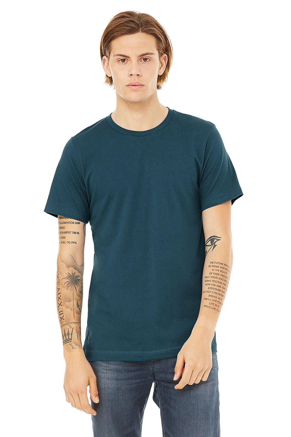 Crew Neck T-Shirt - Bottle Green