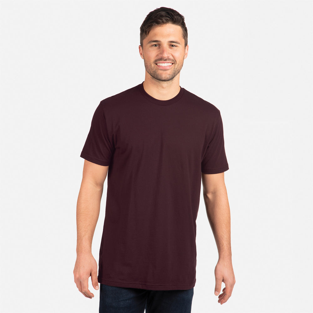 Crew Neck T-Shirt - Wine