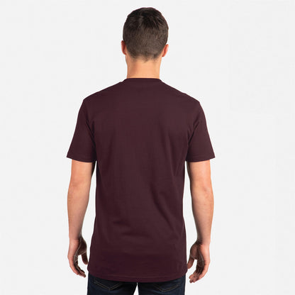 Crew Neck T-Shirt - Wine